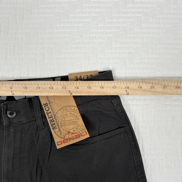 Denali Stretch Pants Men 34x32 Gray Khaki Outdoor Classic American Fashion - Picture 7 of 10